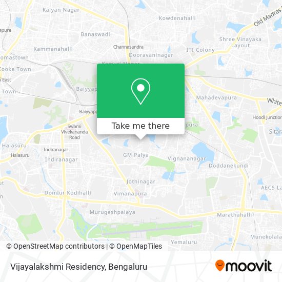 Vijayalakshmi Residency map