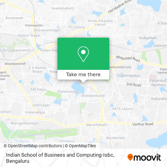 Indian School of Business and Computing-Isbc map