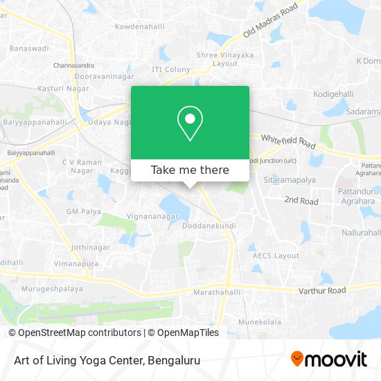 Art of Living Yoga Center map