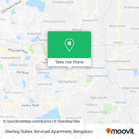Sterling Suites Serviced Apartment map