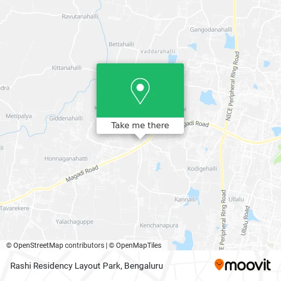 Rashi Residency Layout Park map