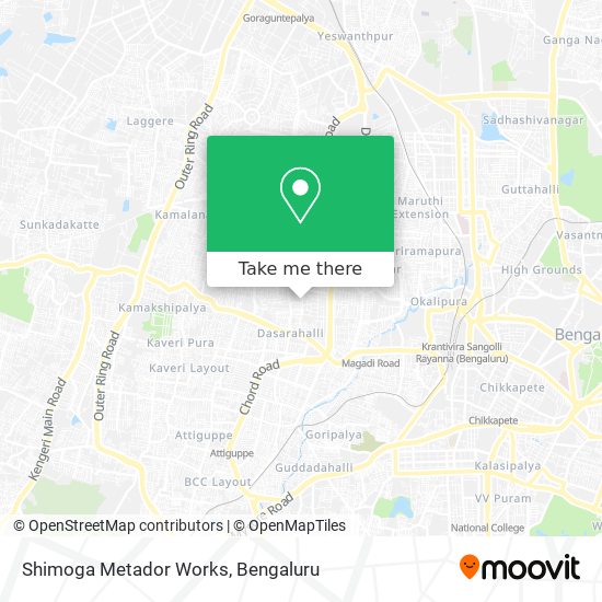 Shimoga Metador Works map