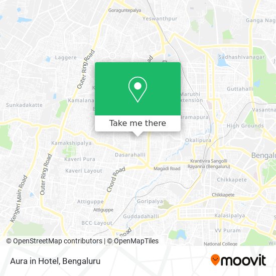 Aura in Hotel map