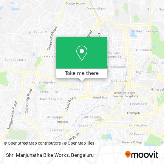 Shri Manjunatha Bike Works map