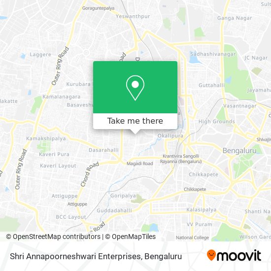 Shri Annapoorneshwari Enterprises map