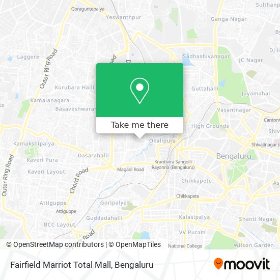 Fairfield Marriot Total Mall map
