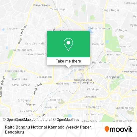 Raita Bandhu National Kannada Weekly Paper map
