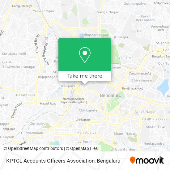 KPTCL Accounts Officers Association map