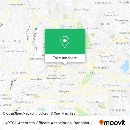 KPTCL Accounts Officers Association map