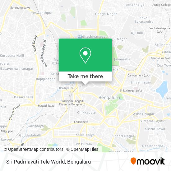 Sri Padmavati Tele World map