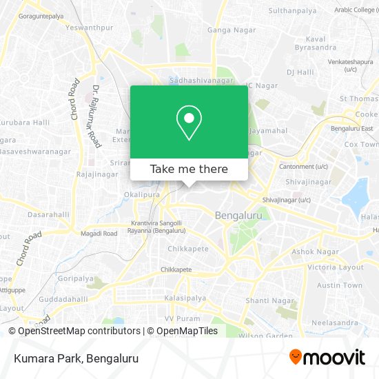 Kumara Park map