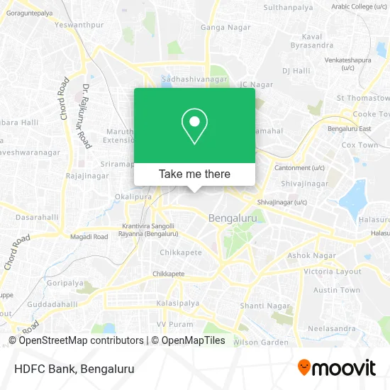 Hdfc Bank map