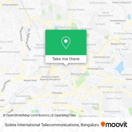 Solete International Telecommunications map