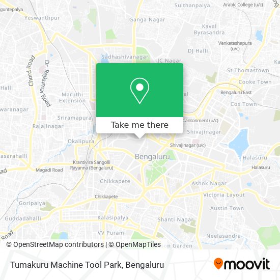 Tumakuru Machine Tool Park map