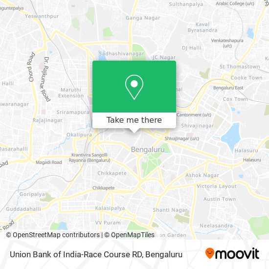 Union Bank of India-Race Course RD map