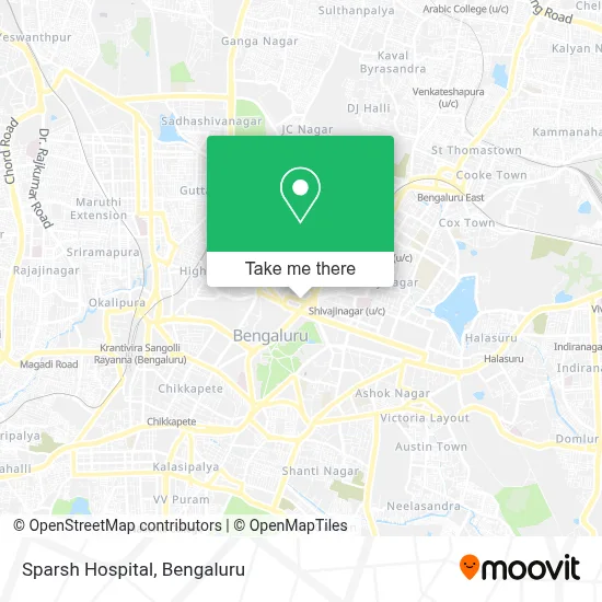 Sparsh Hospital map