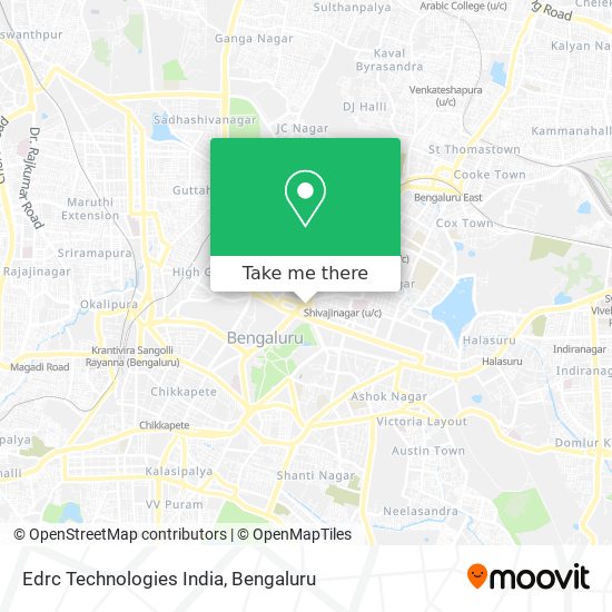 Edrc Technologies India map