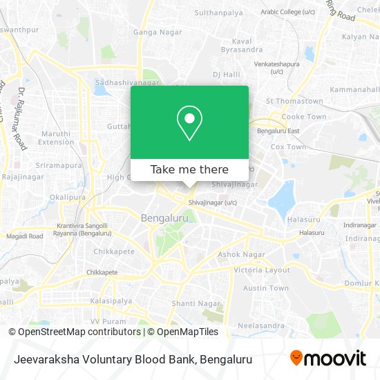 Jeevaraksha Voluntary Blood Bank map