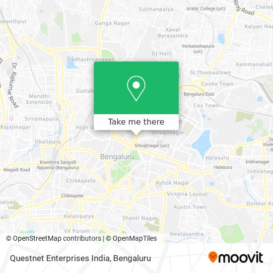 Questnet Enterprises India map