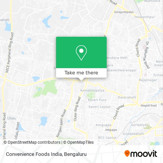 Convenience Foods India map