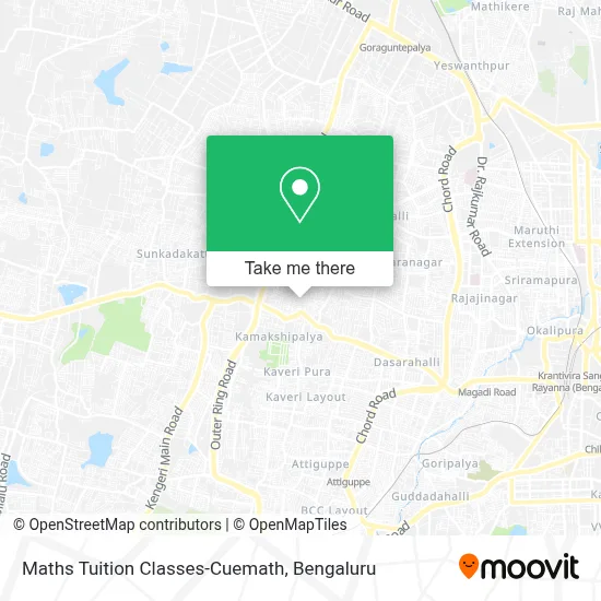 Maths Tuition Classes-Cuemath map