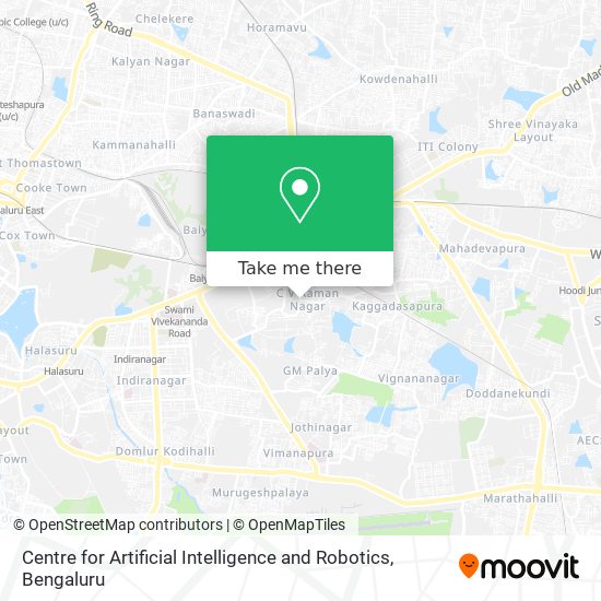 Centre for Artificial Intelligence and Robotics map