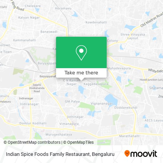 Indian Spice Foods Family Restaurant map