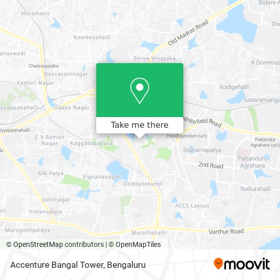 Accenture Bangal Tower map