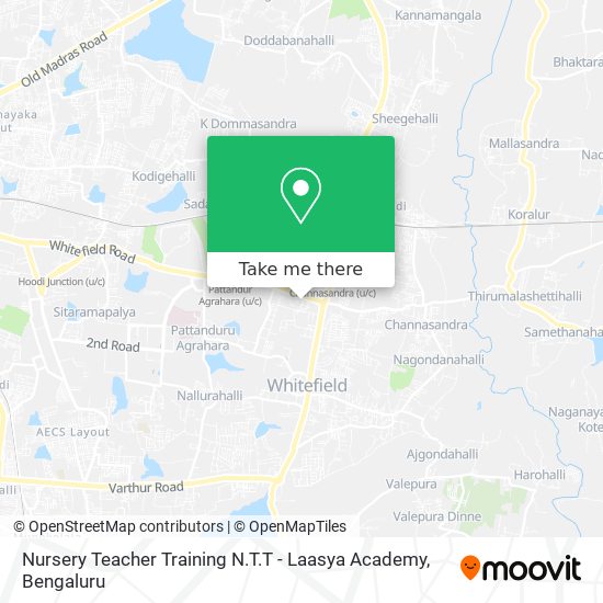 Nursery Teacher Training N.T.T - Laasya Academy map