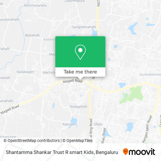 Shantamma Shankar Trust R smart Kids map