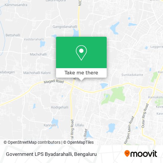 Government LPS Byadarahalli map