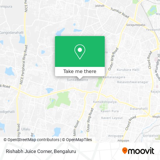 Rishabh Juice Corner map