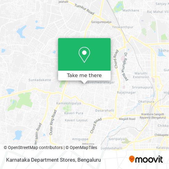 Karnataka Department Stores map