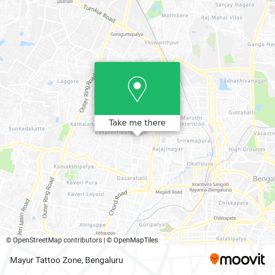 Mayur Tattoo Zone map