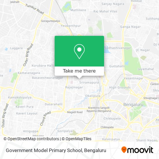 Government Model Primary School map