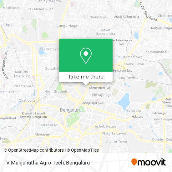 V Manjunatha Agro Tech map