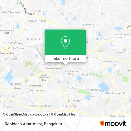 Robideep Apartment map