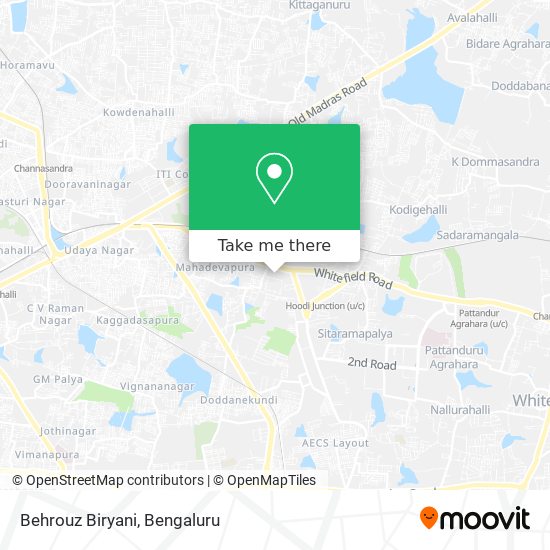 Behrouz Biryani map