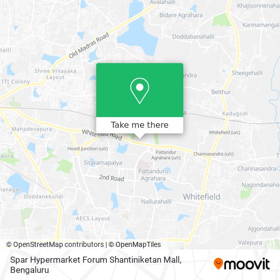 Spar Hypermarket Forum Shantiniketan Mall map