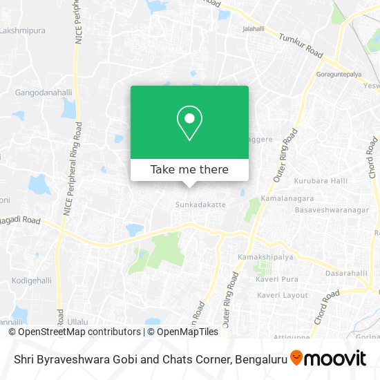 Shri Byraveshwara Gobi and Chats Corner map