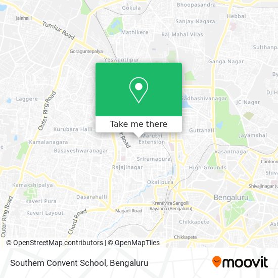 Southem Convent School map