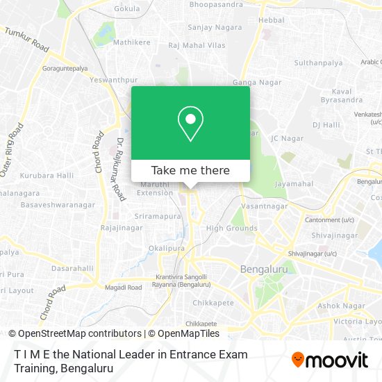 T I M E the National Leader in Entrance Exam Training map