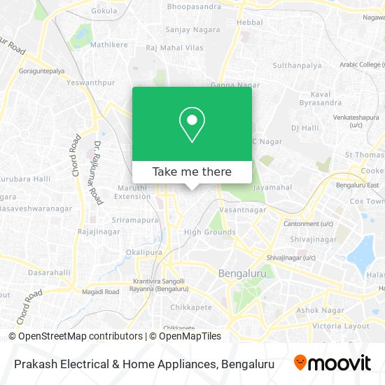 Prakash Electrical & Home Appliances map