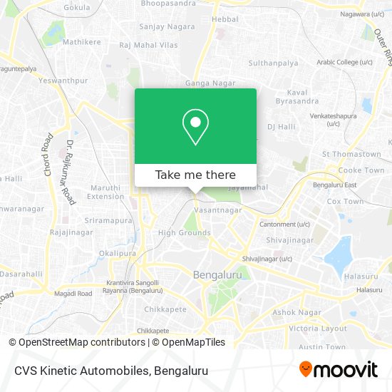 CVS Kinetic Automobiles map