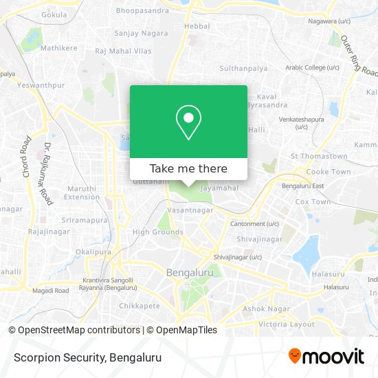 Scorpion Security map