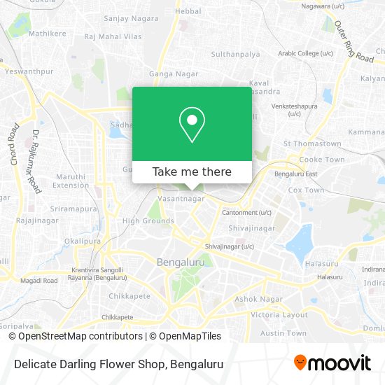 Delicate Darling Flower Shop map