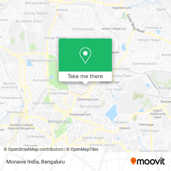 Monavie India map