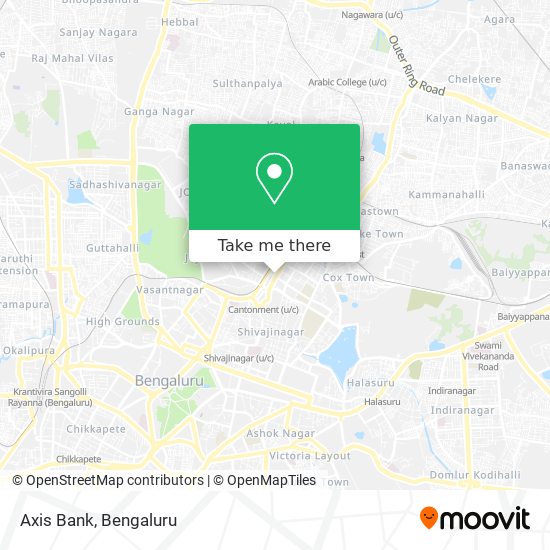 Axis Bank map