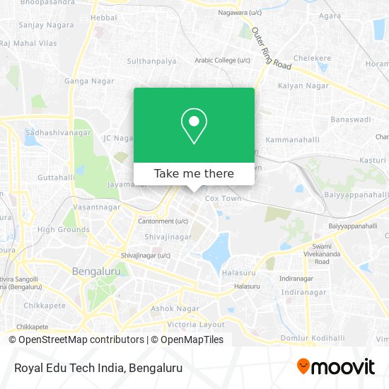 Royal Edu Tech India map