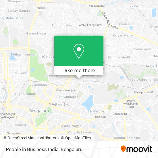 People in Business India map